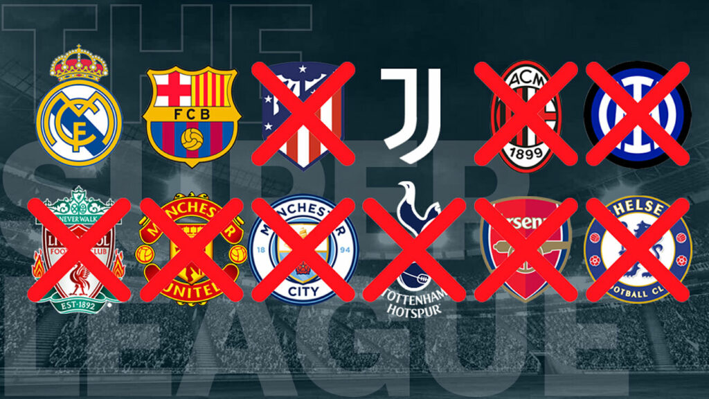 Real Madrid, Barcelona, Juventus