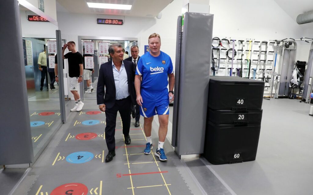 Joan Laporta, Ronald Koeman