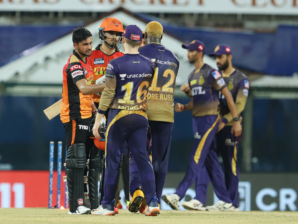 Kolkata Knight Riders vs Sunrisers Hyderabad