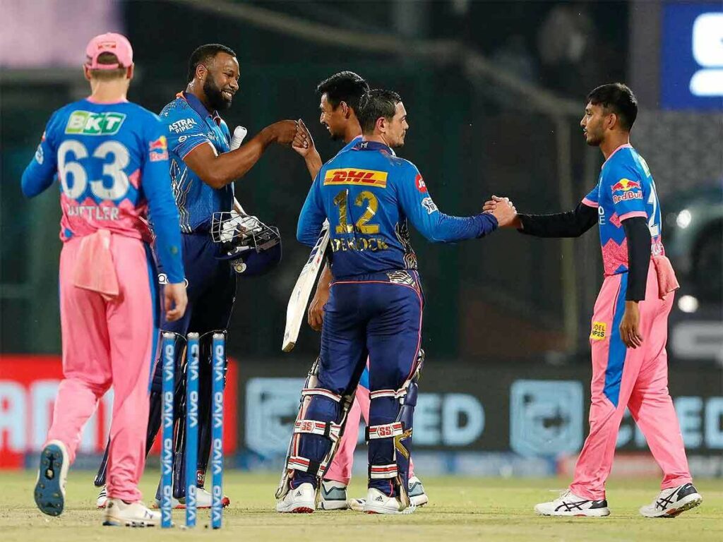 rajasthan royals vs mumbai indians