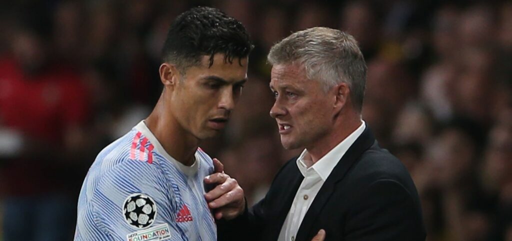 Ole Gunnar Solskjaer, Cristiano Ronaldo