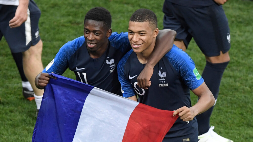 Ousmane Dembele, Kylian Mbappe