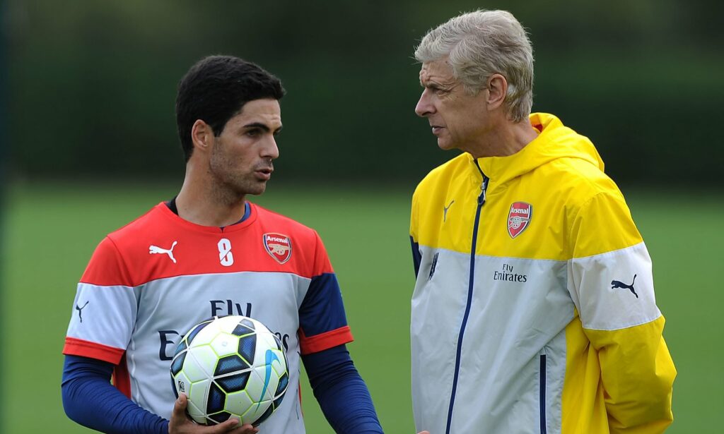 Mikel Arteta, Arsene Wenger