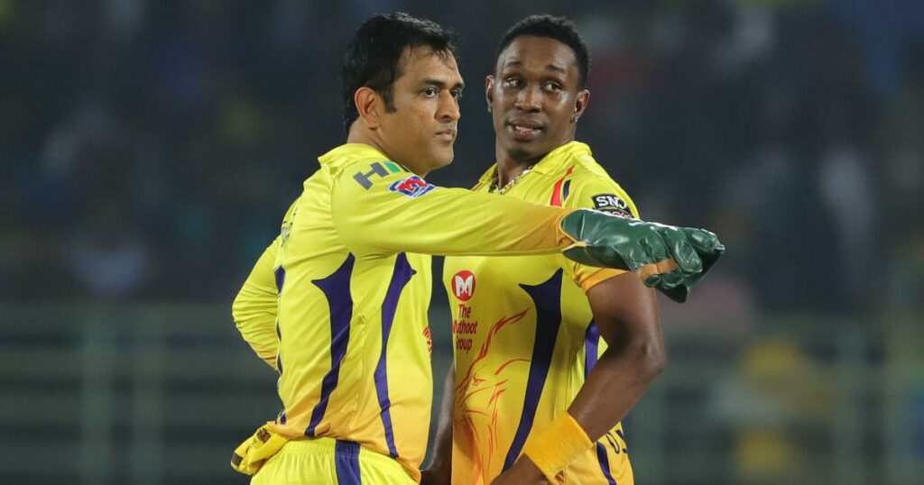 Dwayne Bravo, MS Dhoni