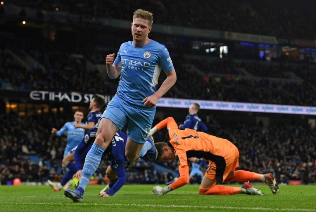 Kevin De Bruyne vs Leeds United