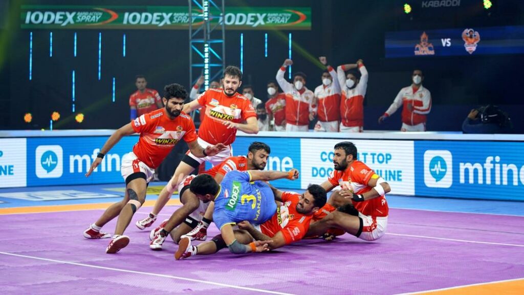 Gujarat Giants vs Tamil Thalaivas