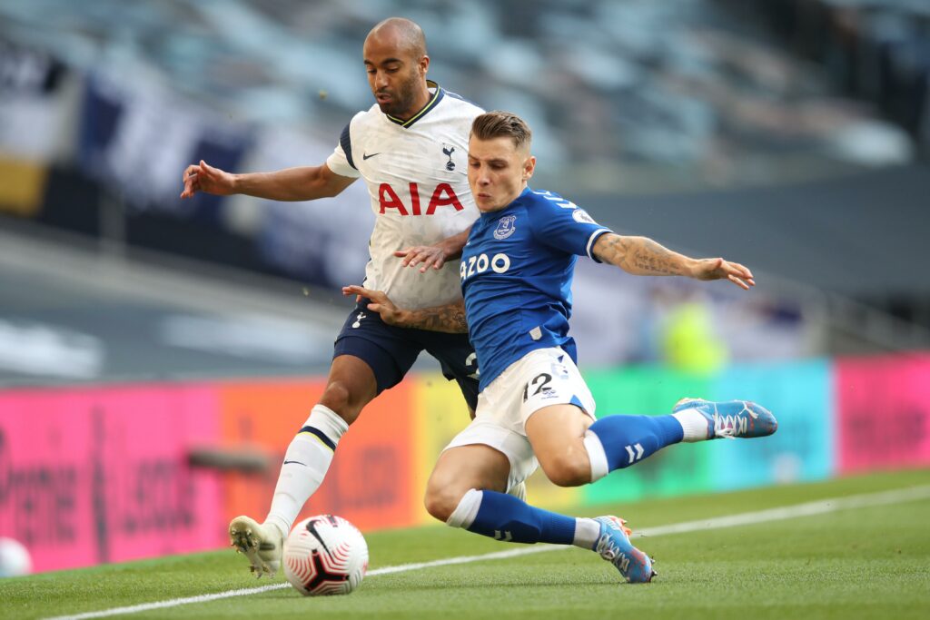 Lucas Digne vs Tottenham Hotspur