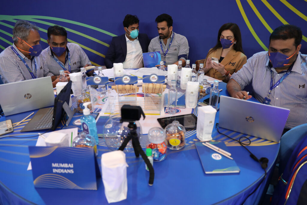 Mumbai Indians, 2022 IPL mega auction