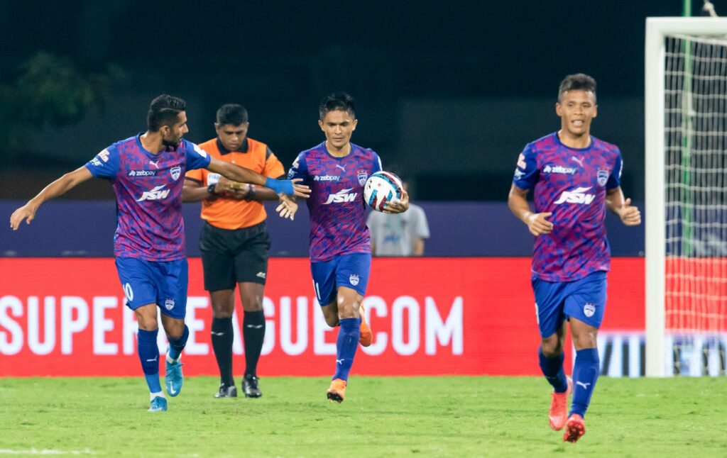 Sunil Chhetri vs Hyderabad