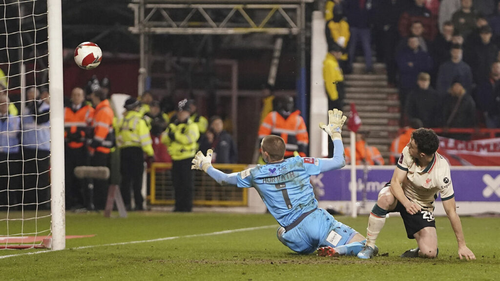 Diogo Jota vs Nottingham Forest