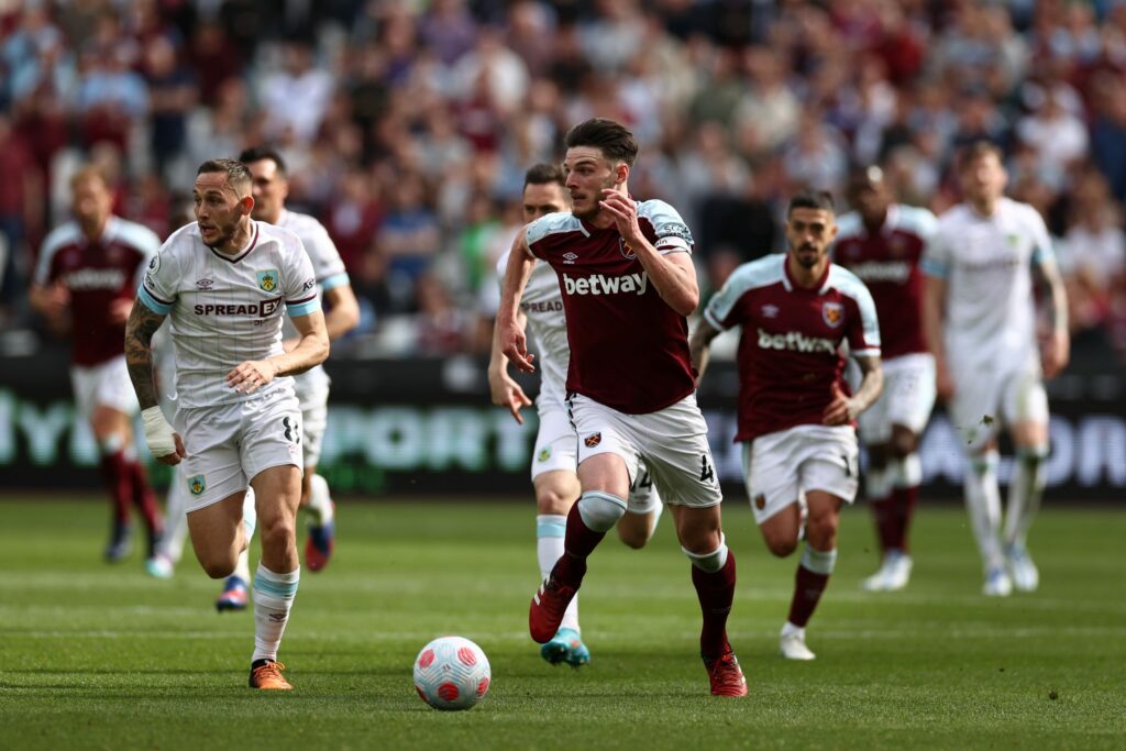 Declan Rice vs Burnley
