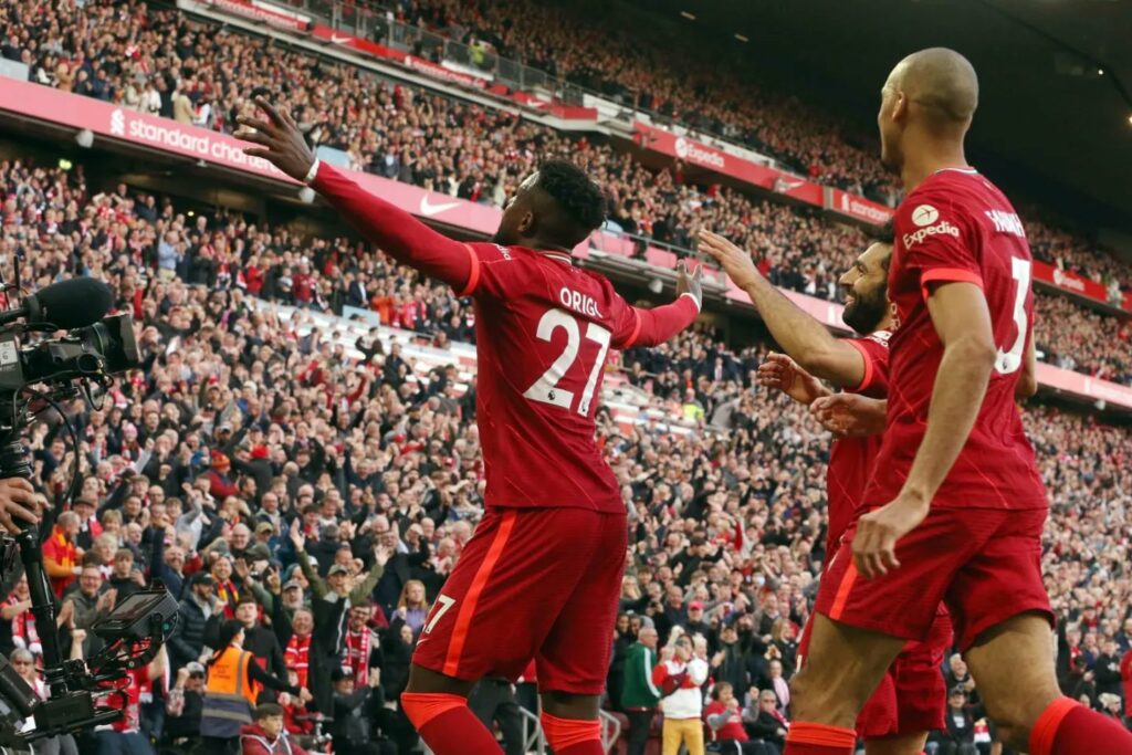 Divock Origi vs Everton