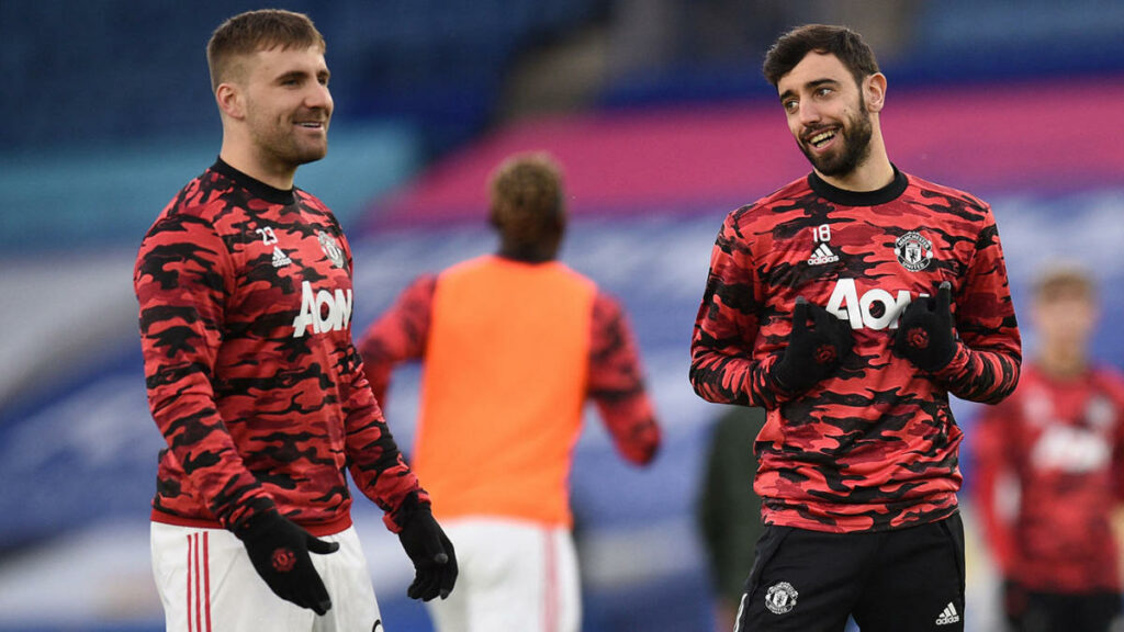 Luke Shaw, Bruno Fernandes