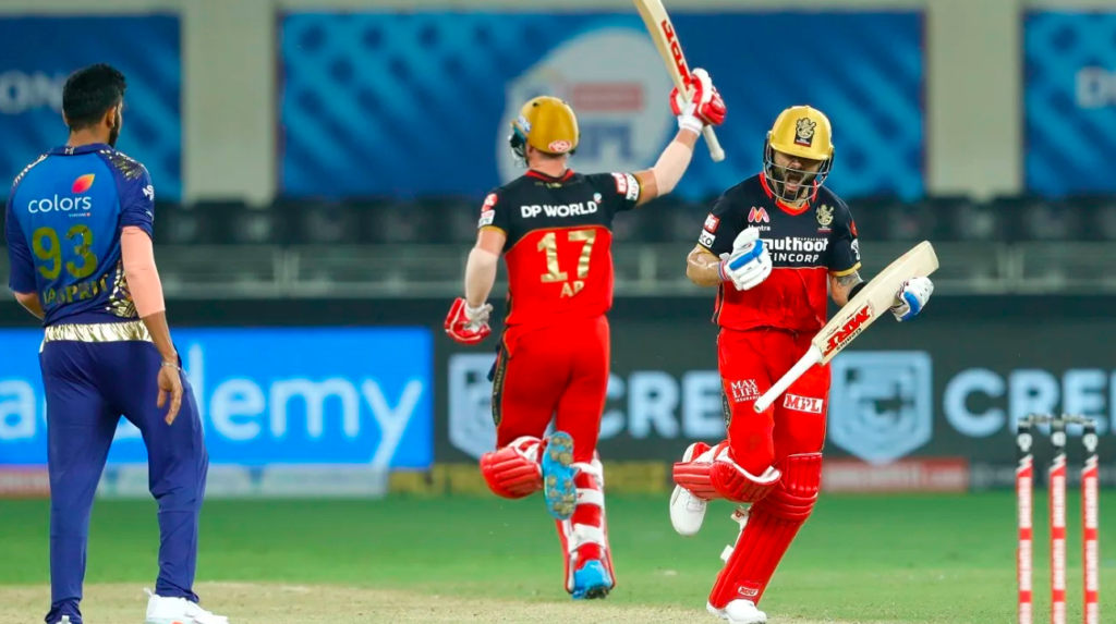 Royal Challengers Bangalore vs Mumbai Indians