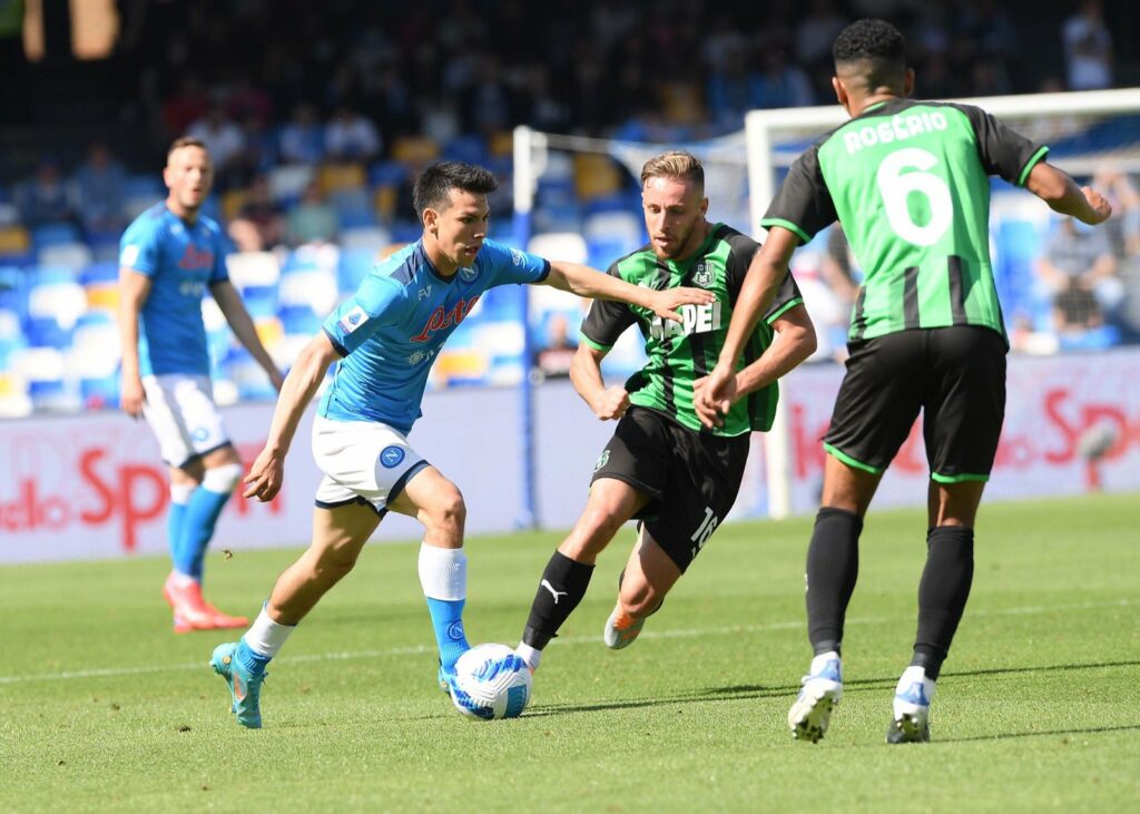 Irving Lozano vs Sassuolo