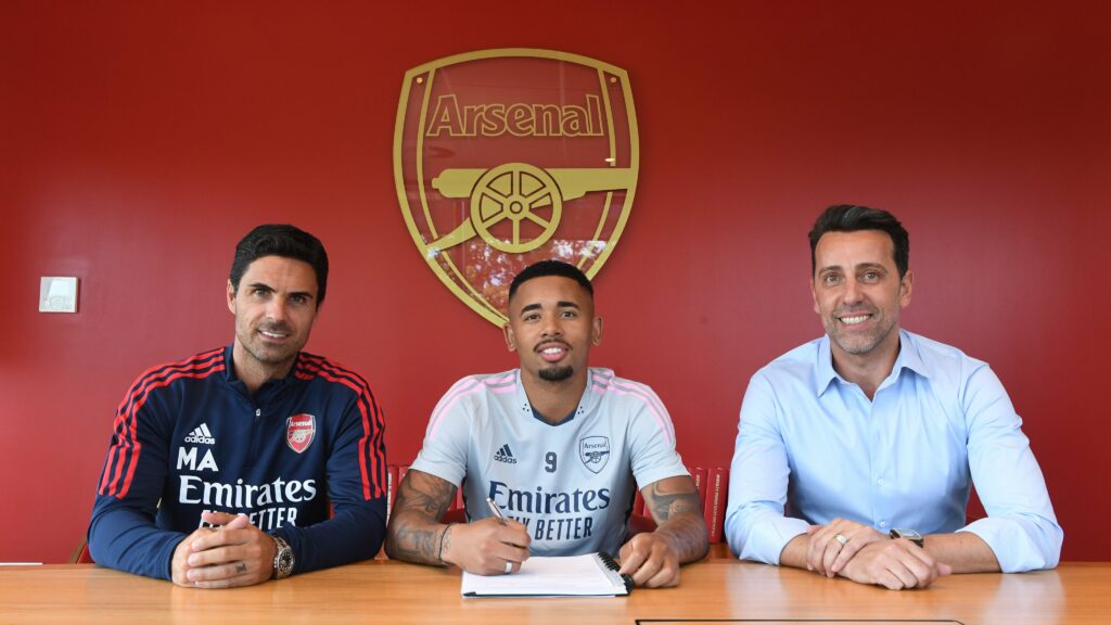 Mikel Arteta, Gabriel Jesus, Edu