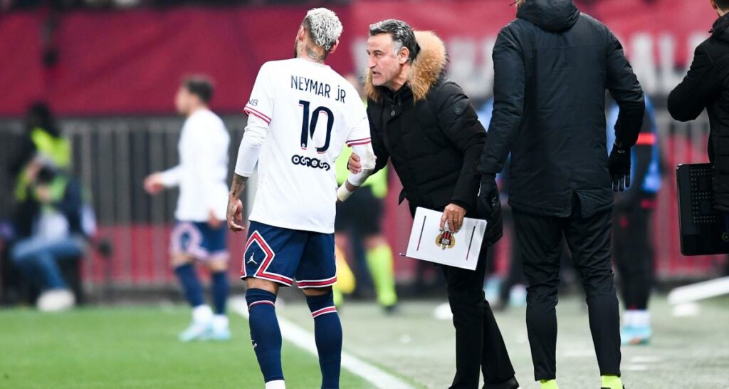 Neymar, Christophe Galtier