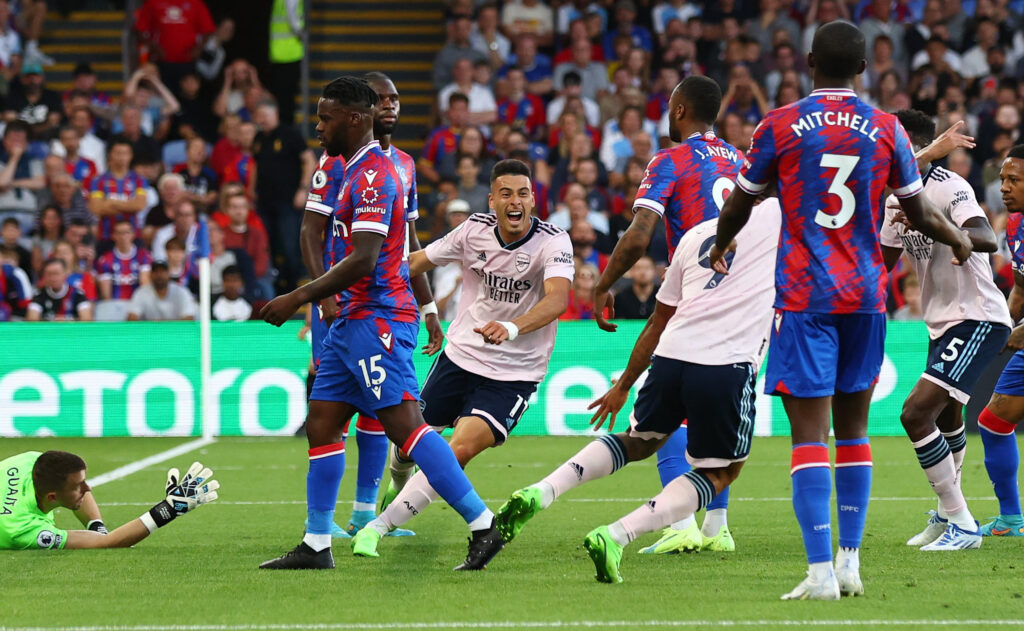 Gabriel Martinelli vs Crystal Palace