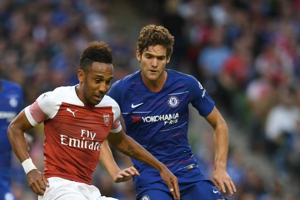 Pierre-Emerick Aubameyang, Marcos Alonso