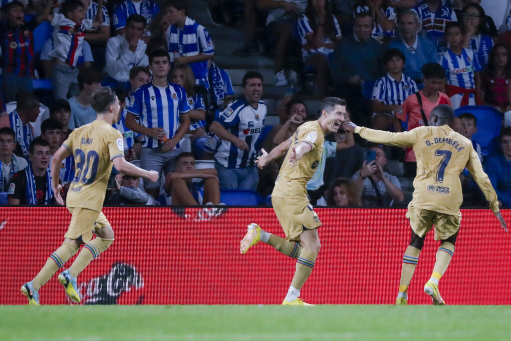 Robert Lewandowski vs Real Sociedad