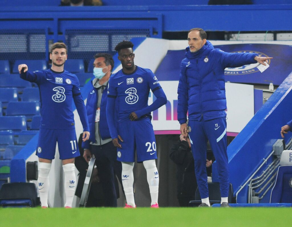 Timo Werner, Callum Hudson-Odoi, Thomas Tuchel