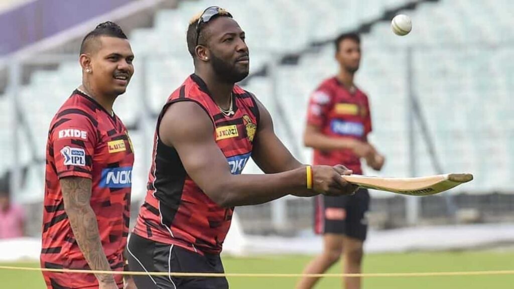 Andre Russell and Sunil Narine