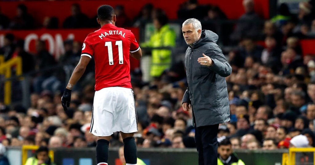 Anthony Martial, Jose Mourinho