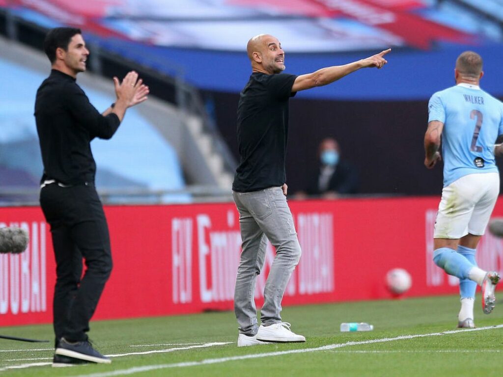 Mikel Arteta, Josep Guardiola